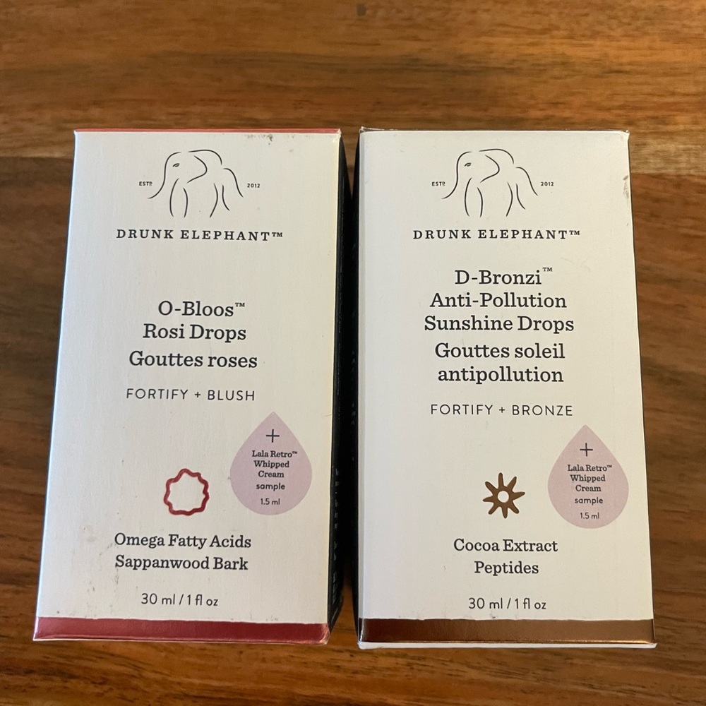 Drunk Elephant Bronzing & Rosy Drops